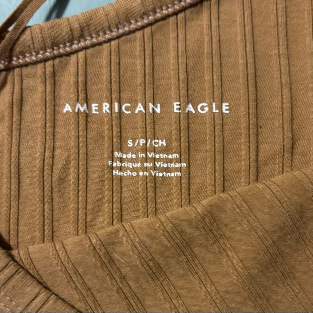 Asymmetrical mustard tank top size small American Eagle - Picture 3 of 4